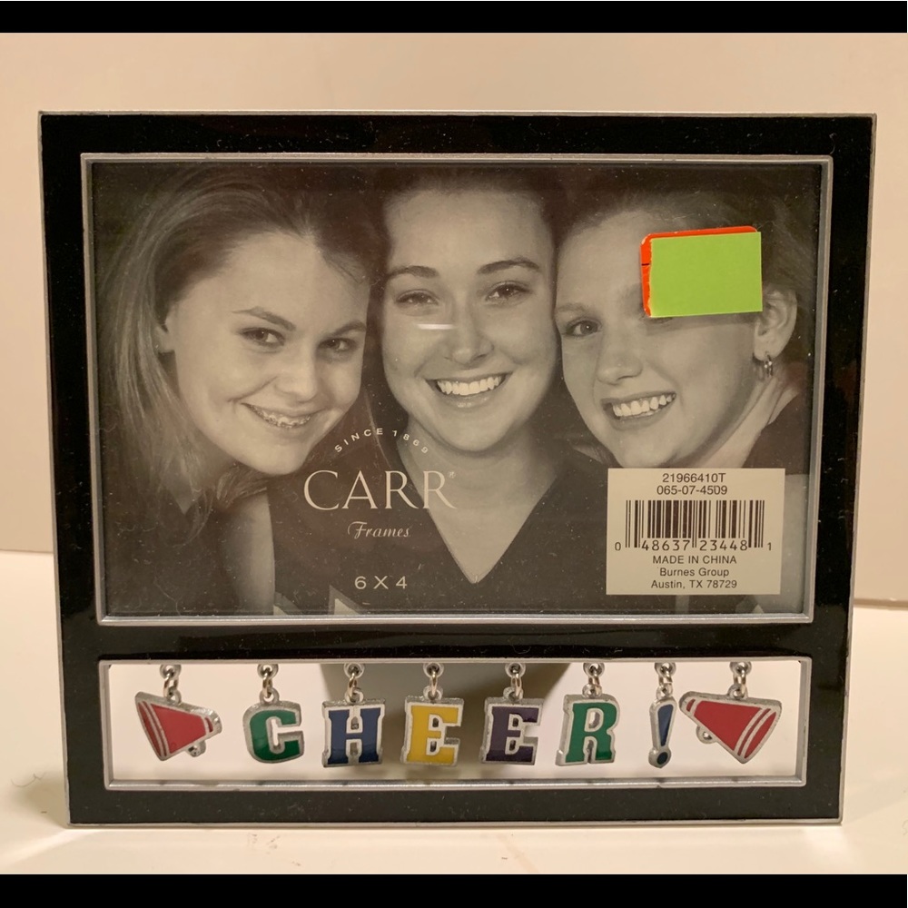 NWT CARR FRAMES CHEER PICTURE FRAME.